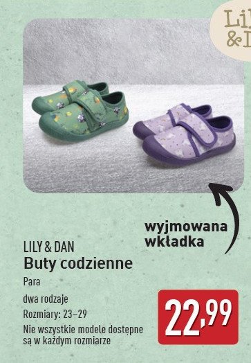 Buty codzienne 23-29 Lily & dan promocja w Aldi