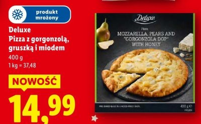 Pizza z gorgonzolą, gruszką i miodem promocja w Lidl