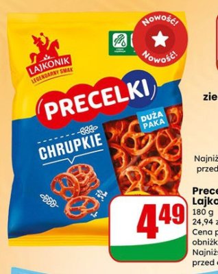 Precelki Chrupkie  promocja w Dino