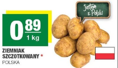 Ziemniak szczotkowany promocja w SPAR