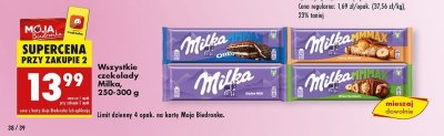 Czekolada whole hazelnuts Milka mmmax promocja