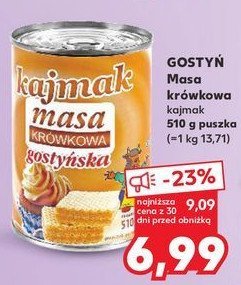 Masa krówkowa kajmak Gostyń promocja