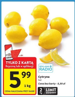 Cytryna promocja w Intermarche
