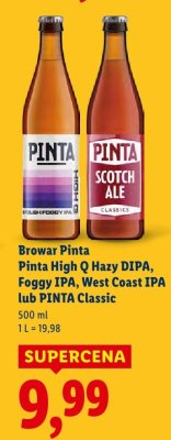 Piwo Foggy IPA promocja w Lidl