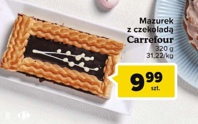Mazurek z czekoladą Carrefour promocja