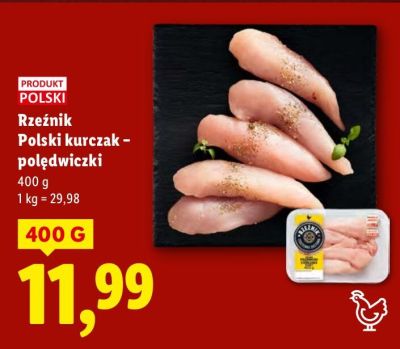 Kurczak polski polędwiczki promocja w Lidl