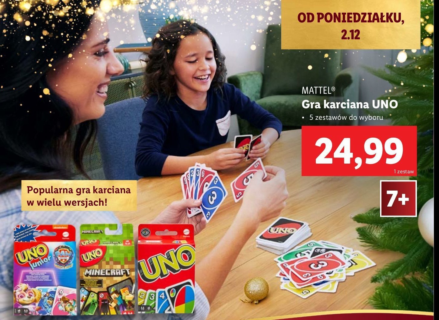 Gra uno junior psi patrol Mattel promocja w Lidl