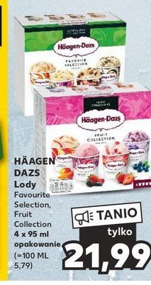 Multipack fruit collection Haagen-dazs promocja
