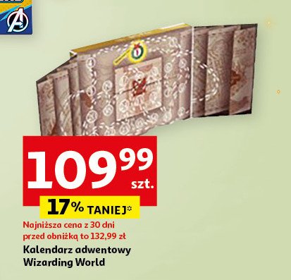 Kalendarz adwentowy Wizarding world harry potter promocja w Auchan