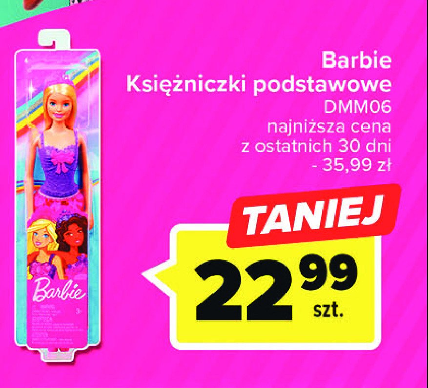 Lalka księżniczka Mattel promocja