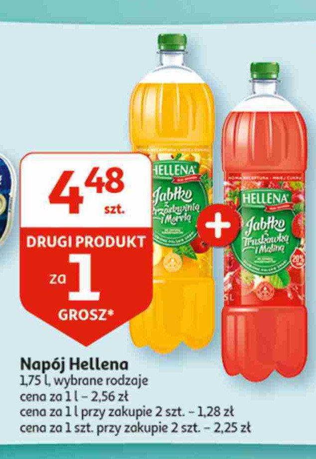 Napój jabłko & mięta Hellena promocja