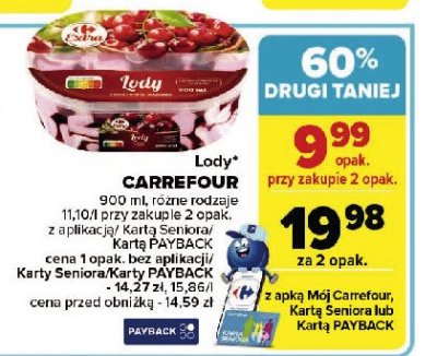 Lody wiśniowe Carrefour promocja
