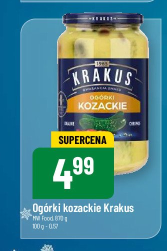 Ogorki kozackie Krakus maspex promocja