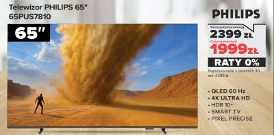 Telewizor 65" 65PUS7810 promocja w NEONET