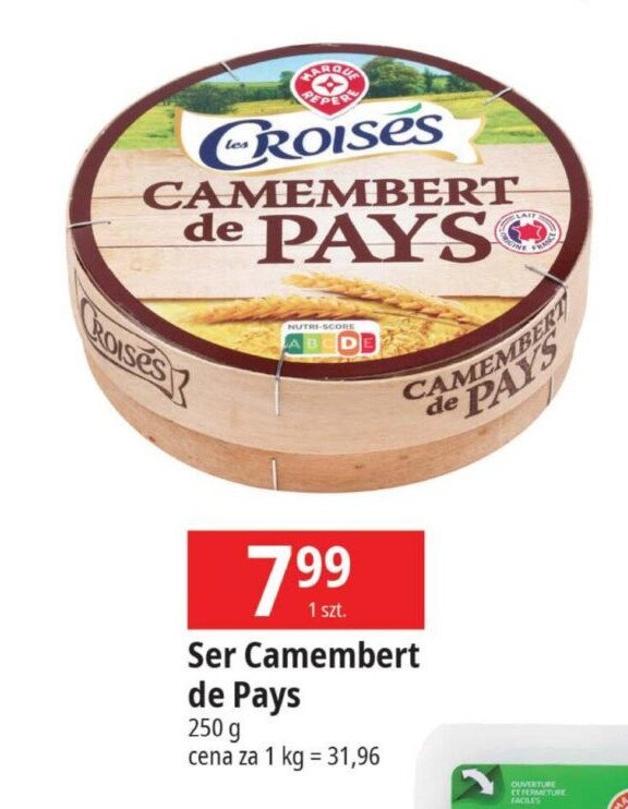 Ser camembert de pays Wiodąca marka croises promocja