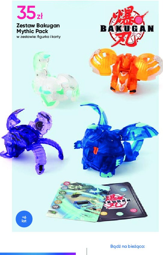 Zestaw bakugan mythic pack promocja w Pepco