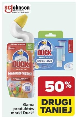 Środek czyszczący Duck Cleaning Gel Mango-Verbena Limited Edition promocja w Carrefour