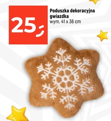 Poduszka dekoracyjna gwiazdka promocja w Dealz