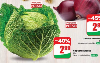 Cebula czerwona promocja w Dino