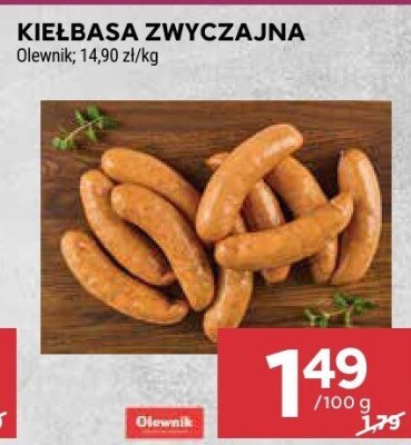 Kiełbasa zwyczajna Olewnik promocja w Stokrotka