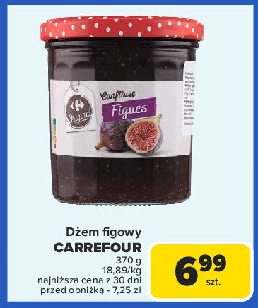 Dżem figowy Carrefour original promocja w Carrefour