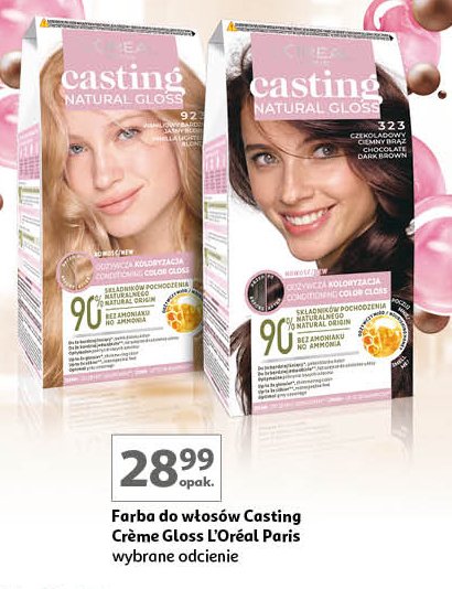 Farba do włosów 923 L'oreal casting natural gloss promocja