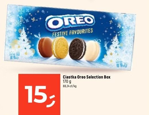 Ciastka selection box OREO CRACKIN' COOKIES promocja w Dealz