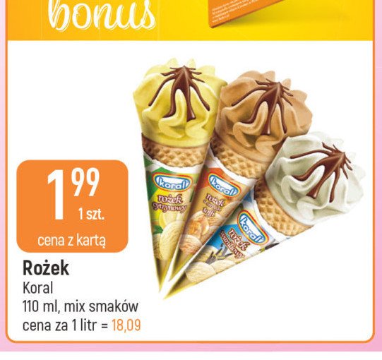 Rożek cytrynowy Koral promocja