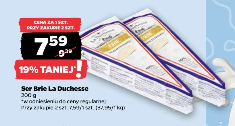 Ser pleśniowy brie La duchesse promocja w Netto