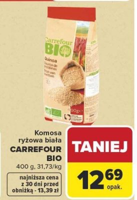 Komosa ryżowa biała Carrefour Bio promocja w Carrefour