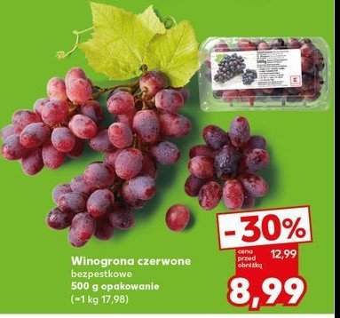Winogrona czerwone bezpestkowe promocja