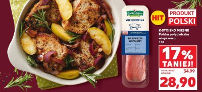 Polędwiczka wieprzowa K-STOISKO MIĘSNE Polska polędwiczka wieprzowa promocja w Kaufland