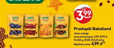 Przekąski Bakalland - Śliwki promocja w Żabka