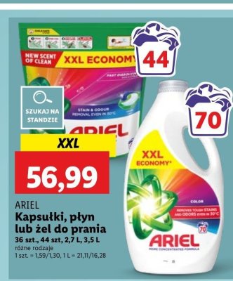P艂yn do prania kolorowego Ariel promocja