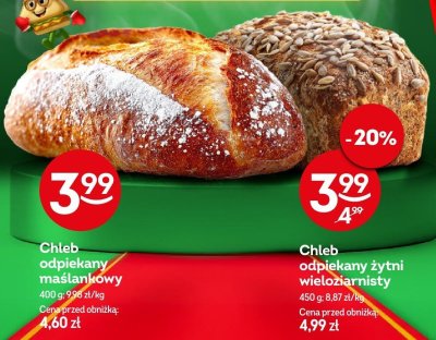 Chleb żytni wieloziarnisty promocja w Żabka