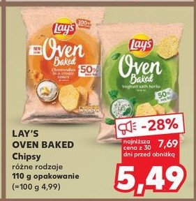 Chipsy jogurt z ziołami Lay's oven baked (prosto z pieca) Frito lay lay's promocja w Kaufland