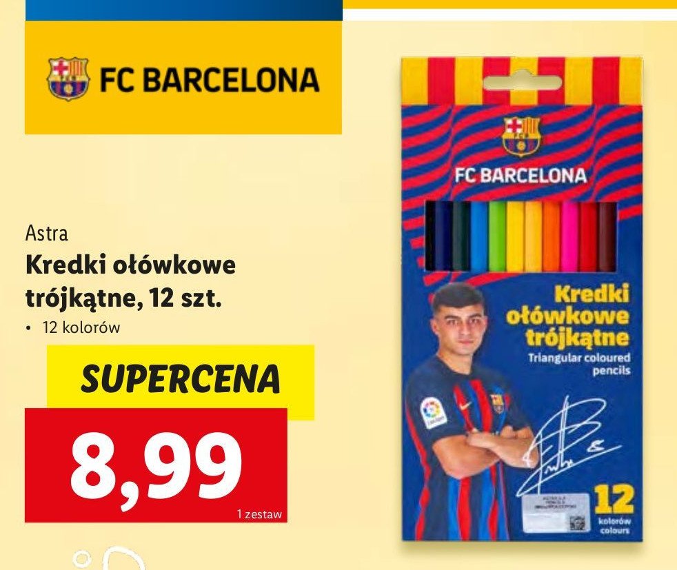 Kredki barcelona Astra promocja