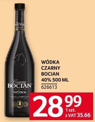 W贸dka Czarny bocian vodka promocja w Selgros
