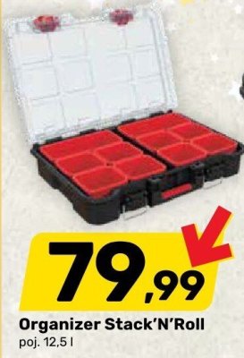 Organizer Stack'N'Roll poj. 12,5 l promocja w Bricomarche