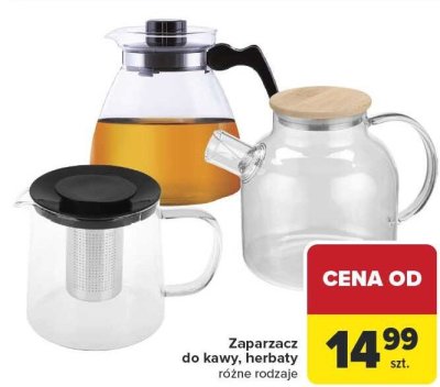 Zaparzacz do kawy, herbaty różne rodzaje promocja w Carrefour