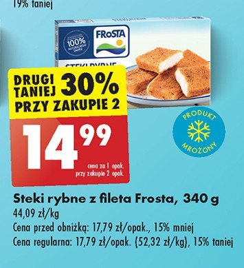 Steki rybne z fileta Frosta promocja