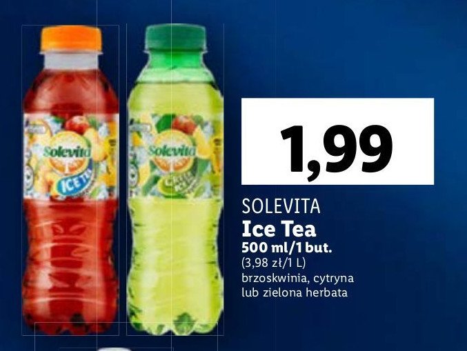 Nap贸j brzoskwinia Solevita promocja