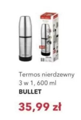Termos nierdzewny 3 w 1, 600 ml BULLET promocja w Nela