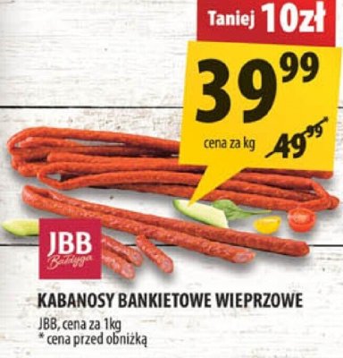 Kabanosy bankietowe wieprzowe JBB promocja w Arhelan