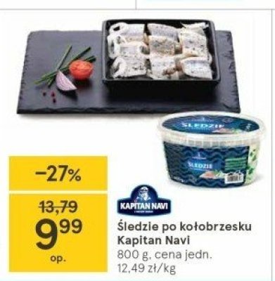 Śledzie po kołobrzesku Kapitan navi promocja