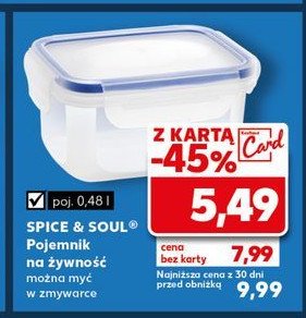 Pojemnik na żywność 480 ml Spice&soul promocja