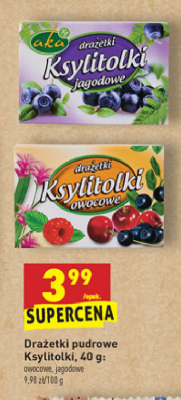 Ksylitolki owocowe Aka promocja