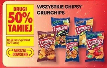 Wszystkie chipsy Crunchips promocja w Biedronka