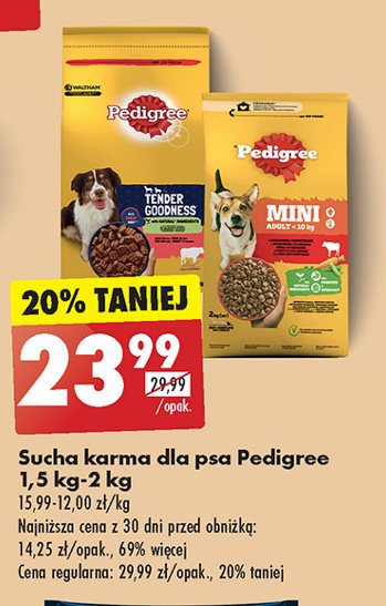 Karma dla psa dla małych ras z kurczakiem Pedigree vital promocja