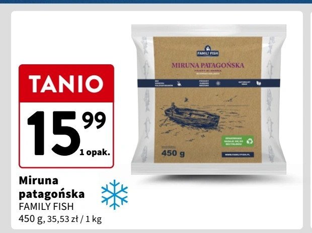 Miruna patagońska Family fish promocja